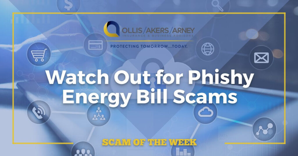 Watch Out for Phishy Energy Bill Scams