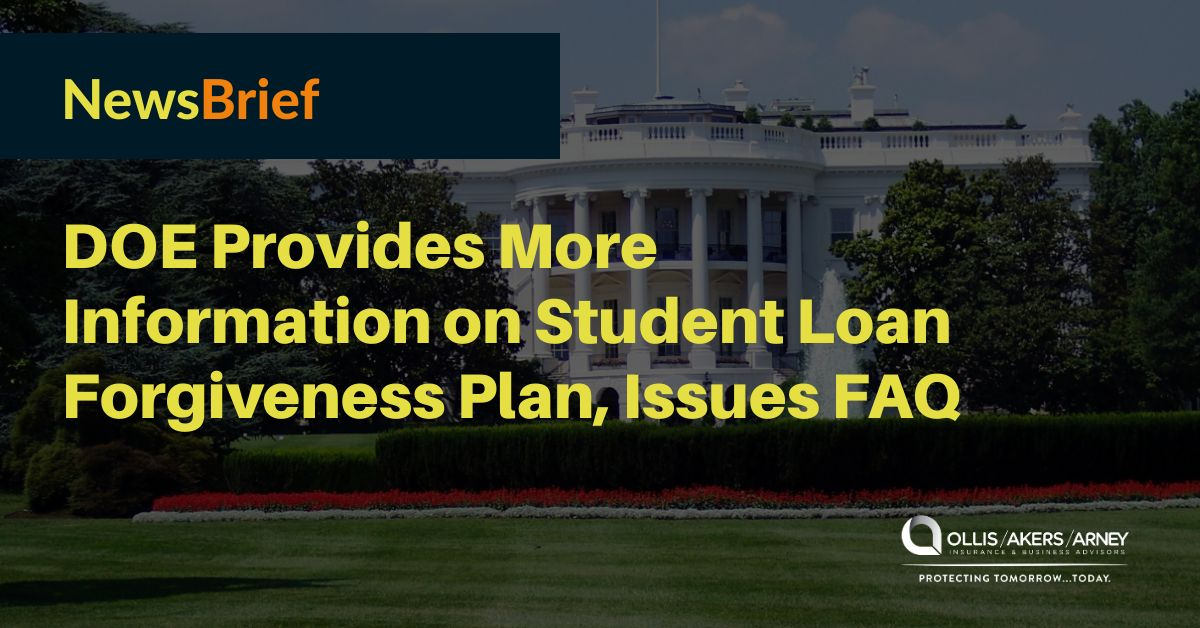 DOE Provides More Information on Student Loan Forgiveness Plan, Issues FAQ