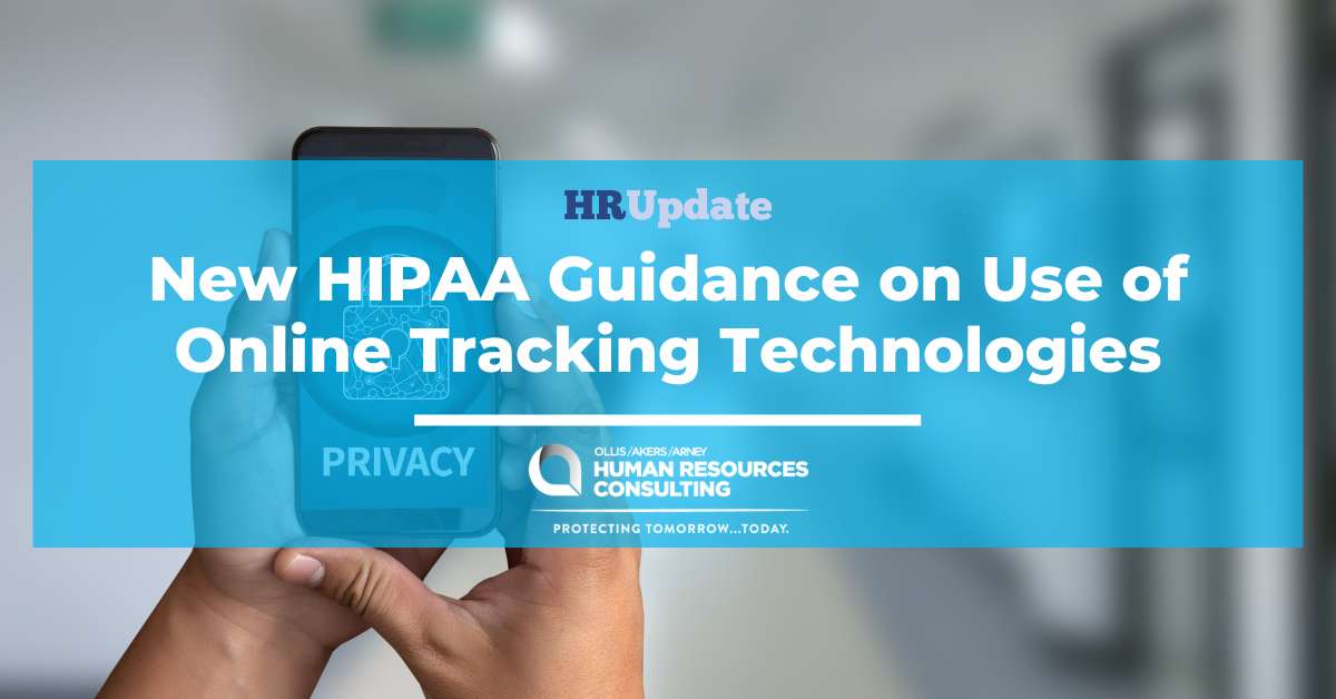 New HIPAA Guidance on Use of Online Tracking Technologies